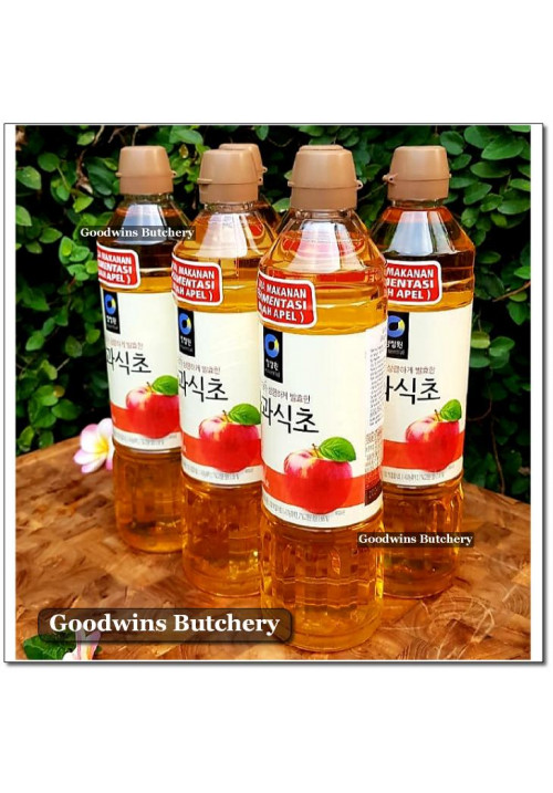 Vinegar cuka Daesang APPLE CIDER VINEGAR Chung Jung One Korea 900ml